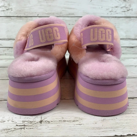 UGG Disco Slide Stripe-Primerose Pink Platform - Picture 6 of 11